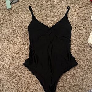 Black Spaghetti Strap swimsuit